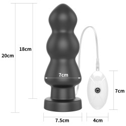 LoveToy Plug vibrant King Rigger 18 x 7cm